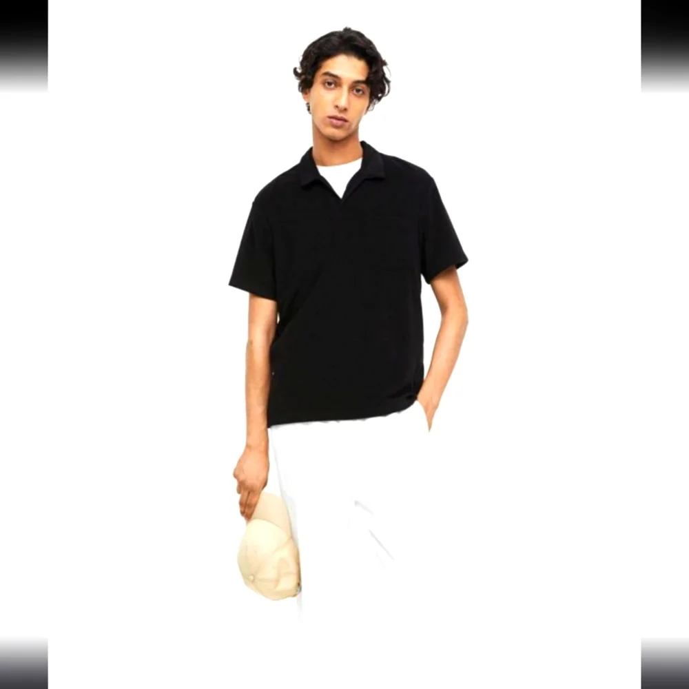 H&M polo black for men - Picture 1 of 3